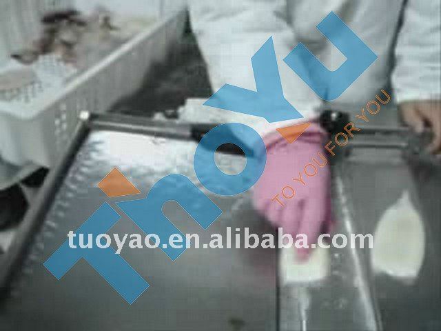 2013 durable salmon fish skin peeler/ fish skin peeling machine +86-13733828553