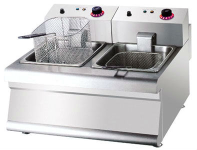 2013 hot sale counter Top 2-Tank2-Basket Electric Fryer