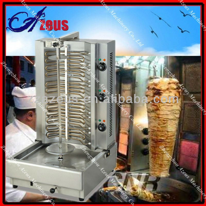 2013 hot saling electric doner kebab grill machine(4 burner)