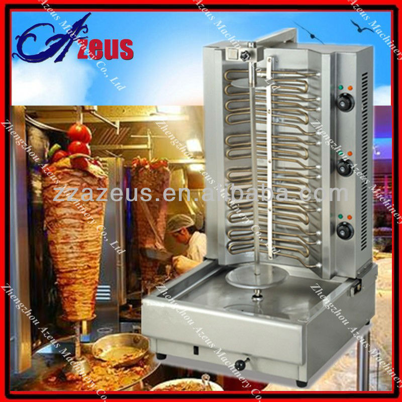 2013 hot saling gas doner kebab grill machine(3 burner)