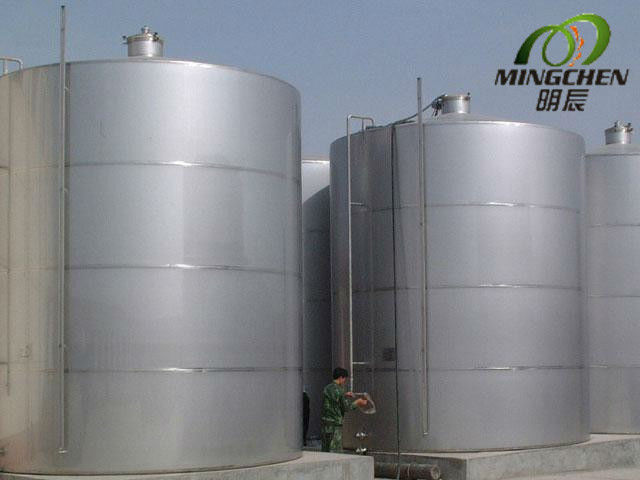 2013 mingchen highly efficient vetical stainless steel storage tank