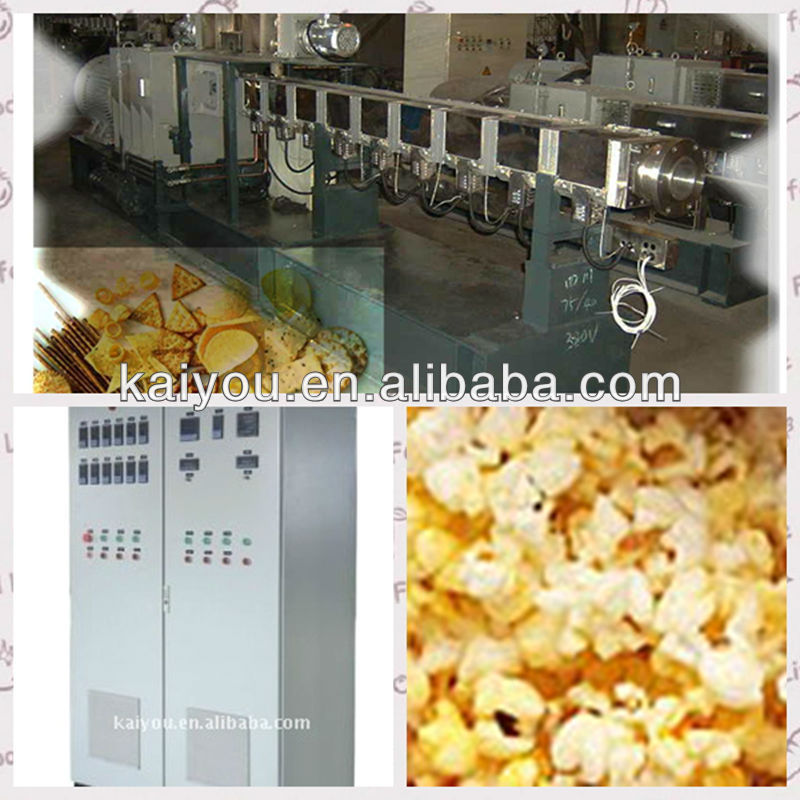 2013 New and Hot HKY75 Snack Making Machine twin screw extrusion Line