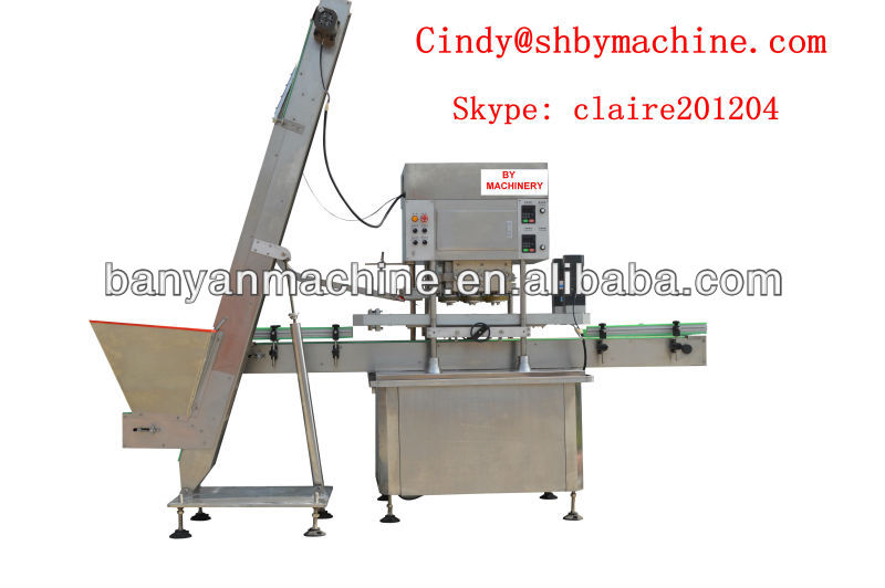 2013 New Automatic Round Bottle Capping Machine /0086-13818696120