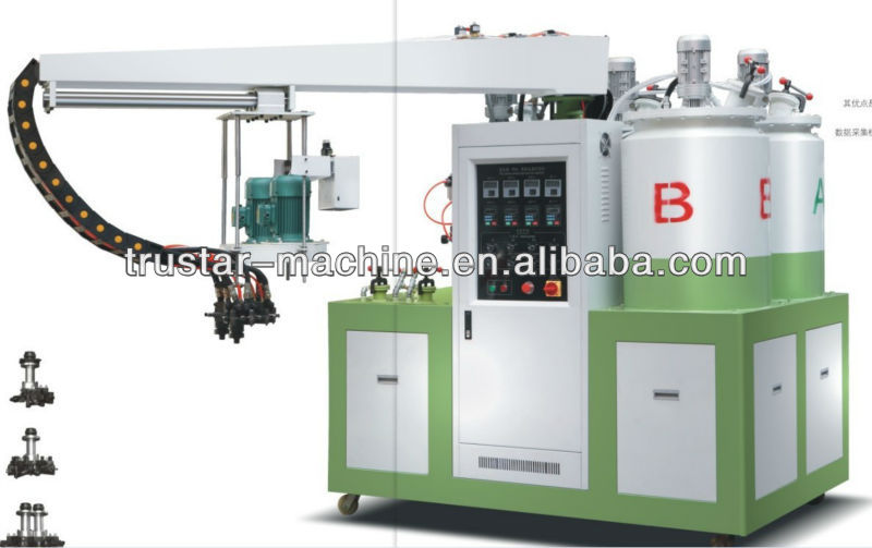 2013 New full automatic pu shoe-making pouring machine