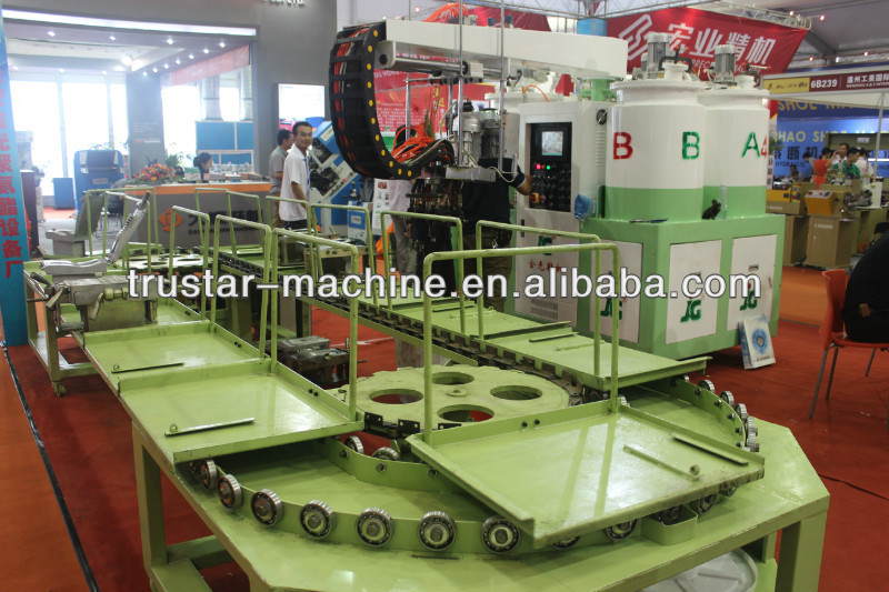 2013 New JG Full automatic pu shoe-making(sole) pouring machine