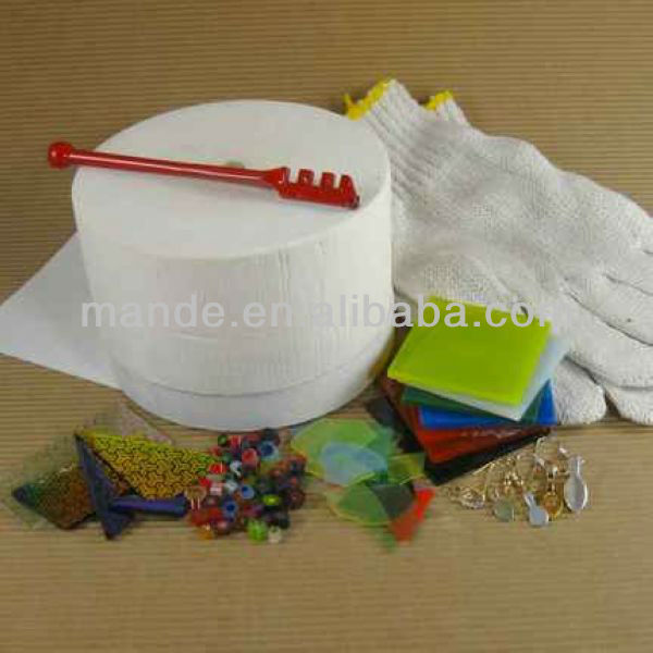 2013 new novelty fused glass jewelry equipment & enamel kit for making glass earring vners