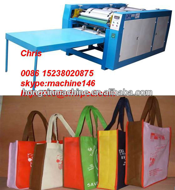 2013 non-woven bag printer with 3 colors