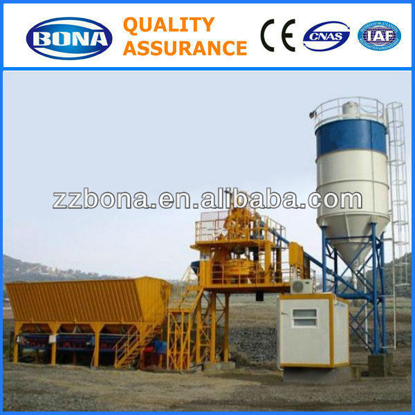 2013 Pakistan Hot Sell PLD Control HZS75 Concrete Mixing Plant