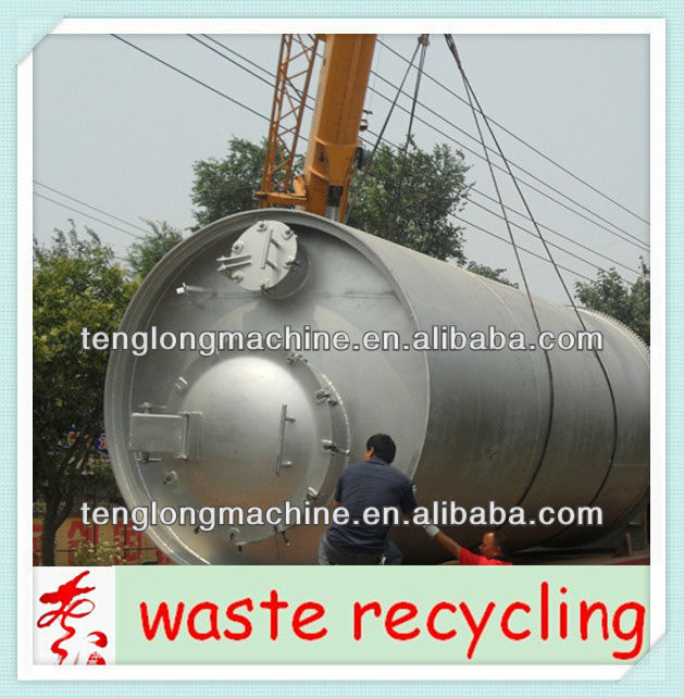 2013 Reliable after sale service tyre to oil machine for pyrolysis