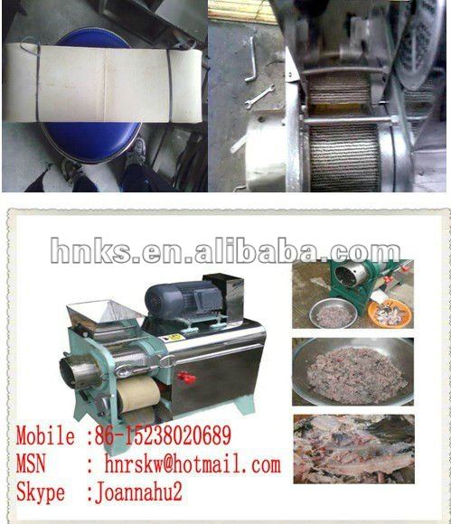 2013 stainless steel flesh and meat separatring machine