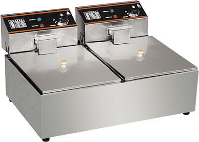 2013 Super Star Product 2-Tank 2-Basket Electric Fryer