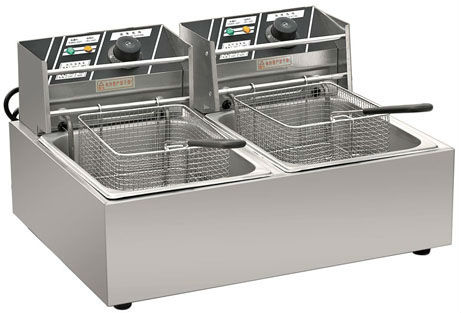 2013 Super Star Product 2-Tank 2-Basket Electric Fryer