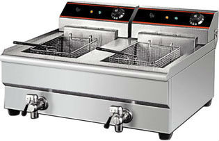 2013 Super Star Product 2-Tank 2-Basket Electric Fryer