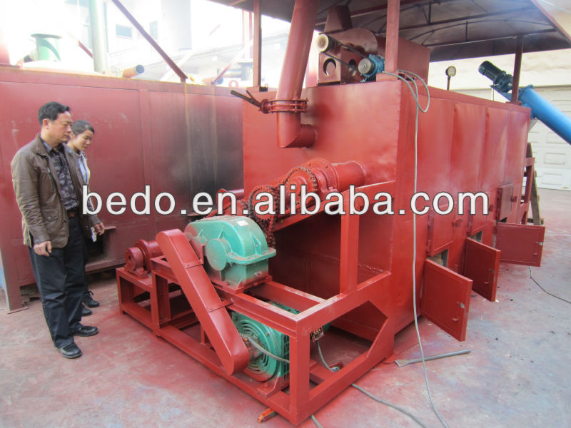 2013 the most popular 180-220kg/hr continuous wood charcoal carbonization furnacemanufacturer 008613253417552