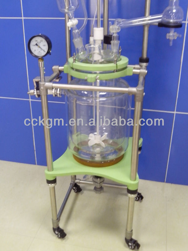 20L Two-layer Borosilicate 3.3 Glass Bioreactor Price