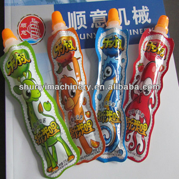 20ml spout pouch chocolate filling and capping machine
