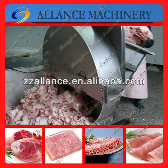 24 High power frozen meat slicer machine