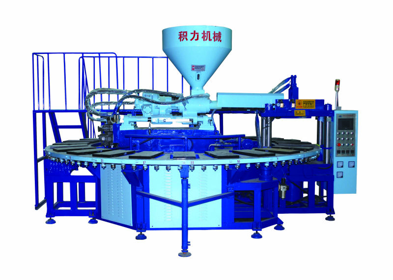 24 station rotary pvc sole injection moulding machine