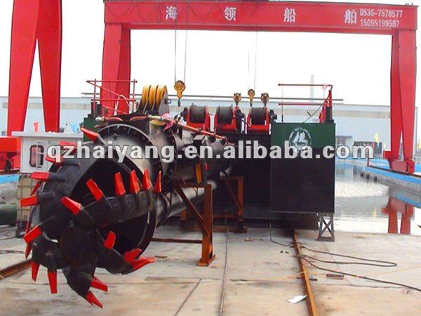 2500m3/h hydarulic cutter suction self digging dredger