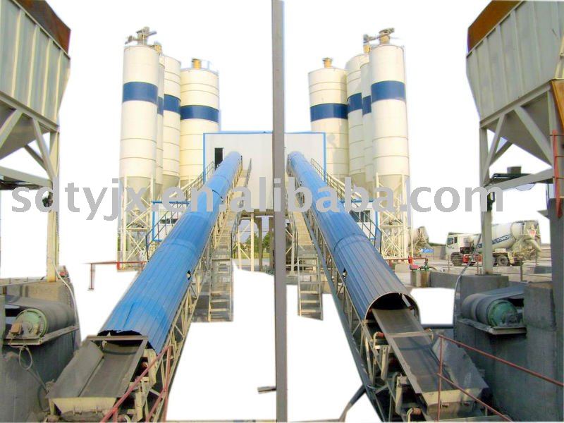 2HZS240 Concrete mixing plant a1