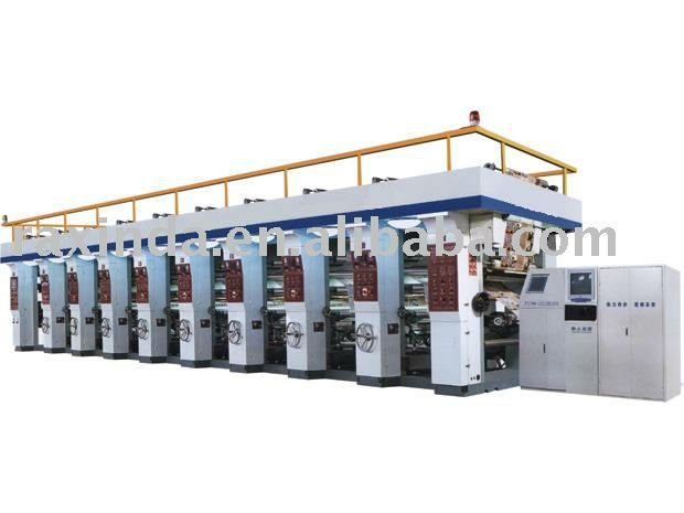 3-12 color computer auto register gravure printing machine