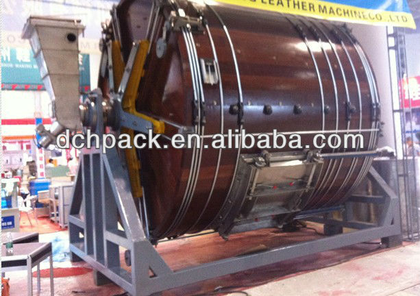 3.5*3.5M wooden drum for leather tannery machine for taning, liming, retanning and dyeing