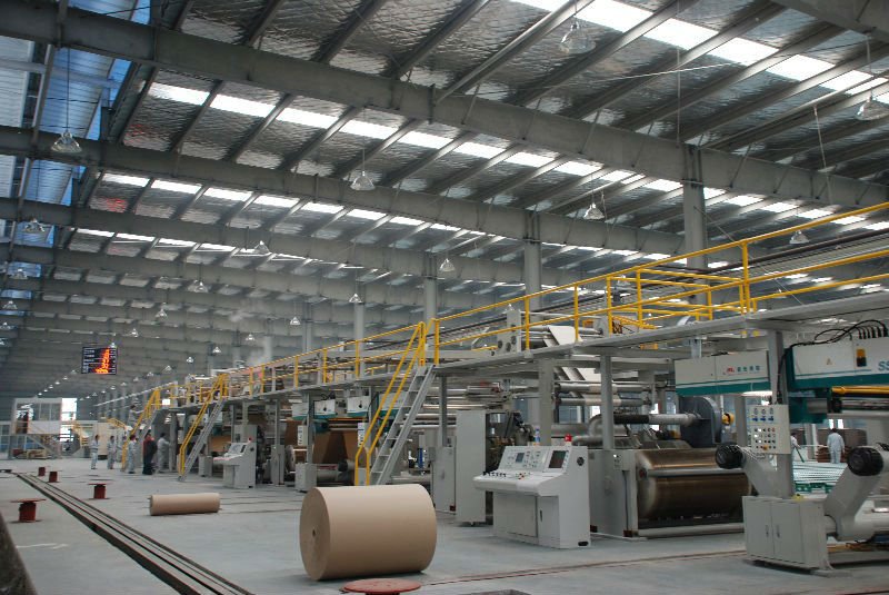 3 , 5 layer Corrugated cardboard and paperboard production Line corrugated carton box making machine