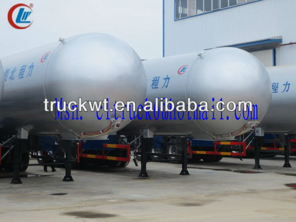 3 axles 58.5m3 LPG Tank Trailer for sale