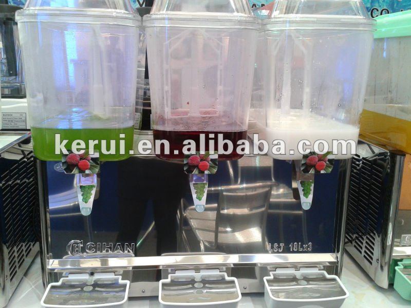 3 bowls of 18L juice machine and juice dispenser CE