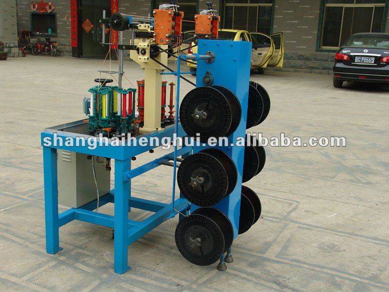 3 carriers braiding machine