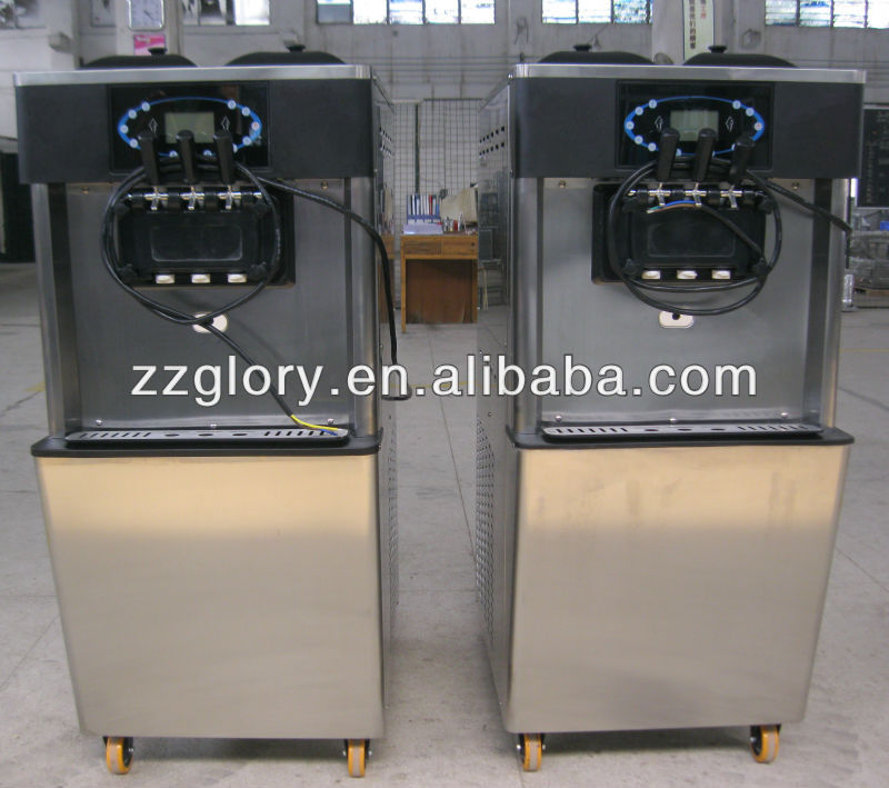 3 Different Flavors Frozen Yogurt Machine For Sale