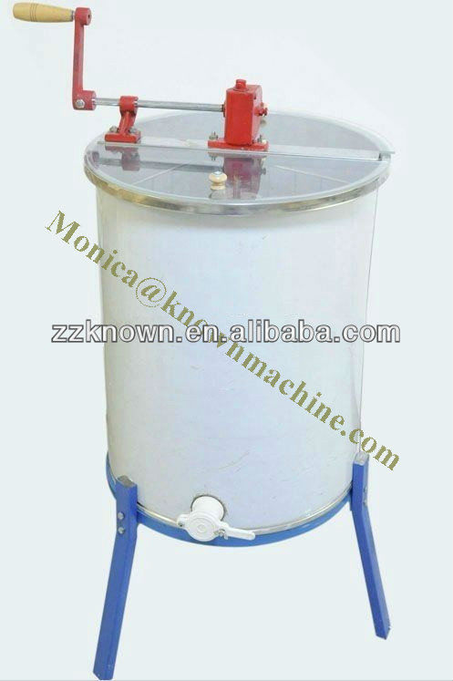 3 frame by hand honey extractor