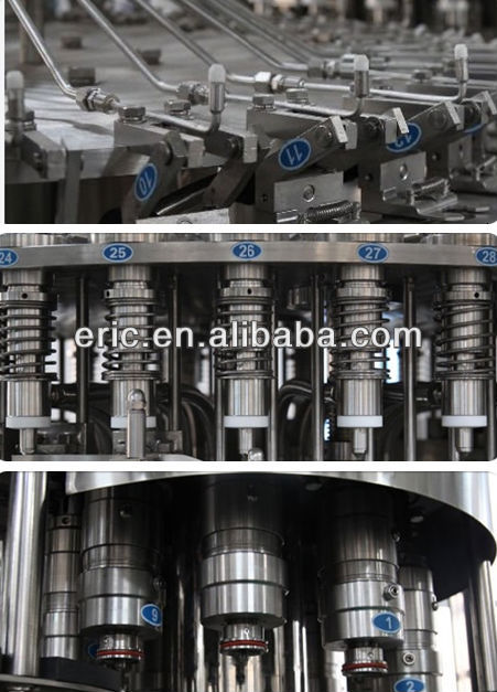 3 in 1 rinsing filling capping unit