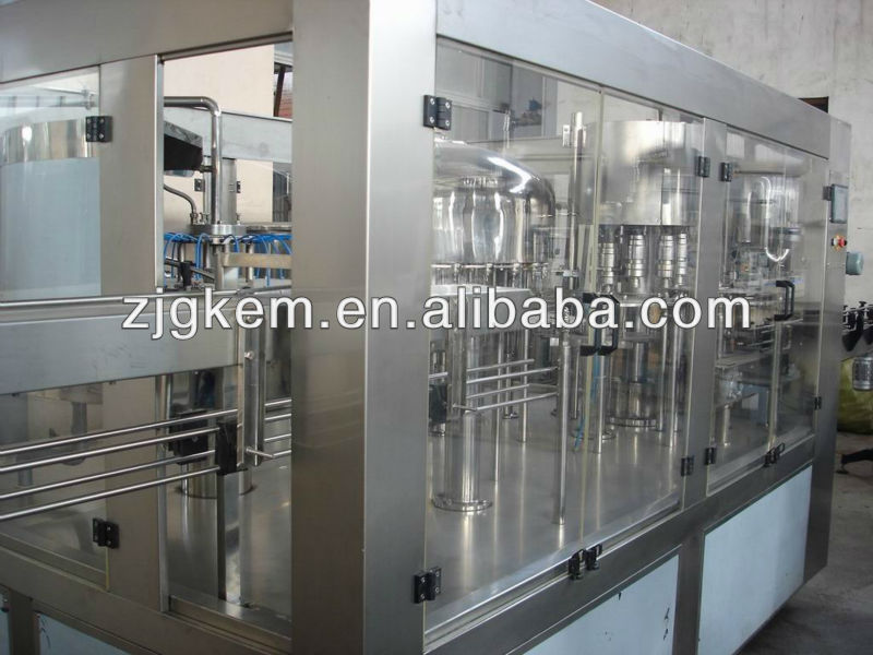 3-in-1 washer filler and seamer automatic machine/filling line/bottled mineral water equipment