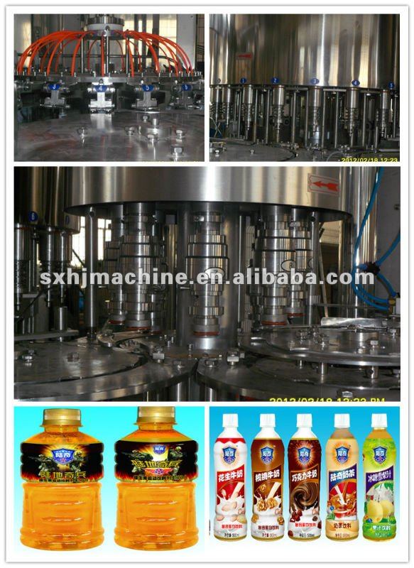 3-in-1XGF12-12-4 juice filling machine