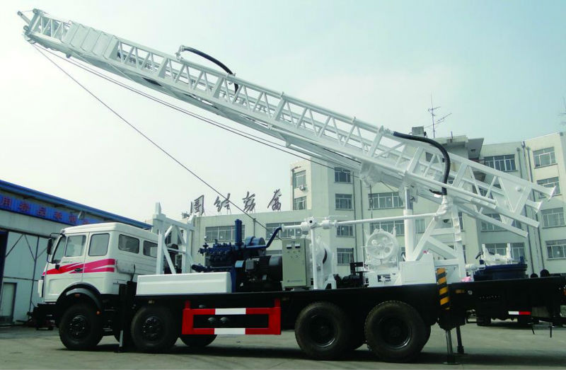 300 meter depth truck mounted water well drilling rig BZC350ZYII