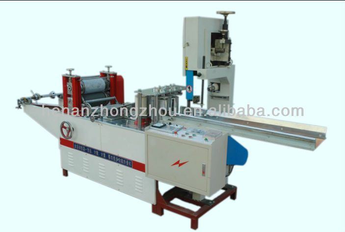 300mm automatic embossing napkin paper folding machine with two colours