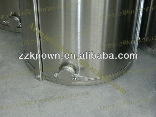 304 stainless steel 4 Frame Manual honey extractor with SS honey gate