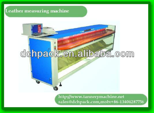 3200mm wet blue or finished dry leather stainless steel leather measuring machine