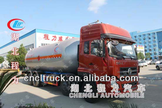 34.5 cbm DongFeng Tianlong 8X4 LPG tank truck