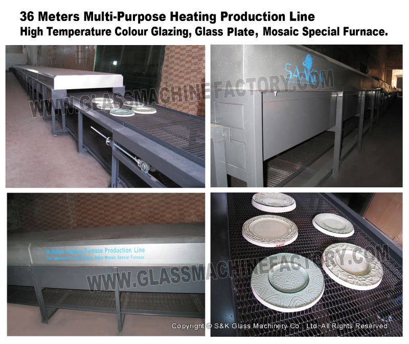 36 Meters Glass Mosaic Heating Furnace