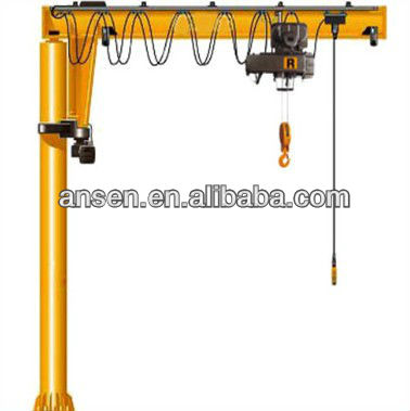 360 degree Pneumatic overhead Bridge jib Crane for mine