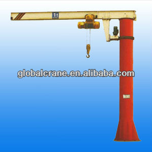 360 degree rotate pedestal crane