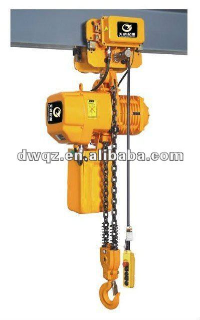 380V HHXG 1t electric chain hoist with trolley