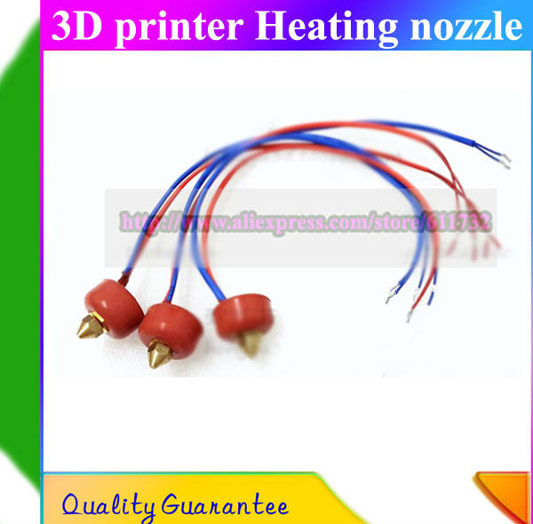 3D Printer accessories-DIY Nozzle Extruder heating Print nozzle Head thermistor for 3D Printer dropshipping