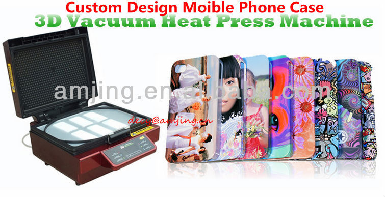 3D Vacuum Sublimation Printer, Mobile Phone Case Printer, For iphone case printer