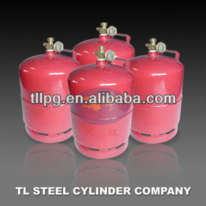 3kg camping steel lpg gas cylinder/gas bottle