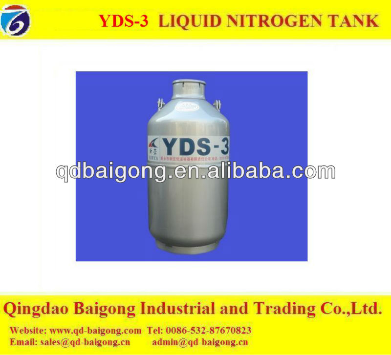 3L liquid nitrogen tank