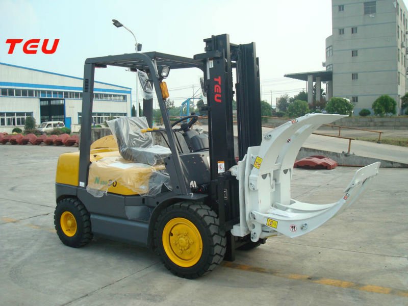 3t forklift with paper roll clamp