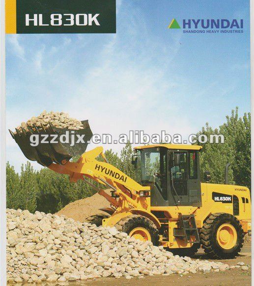 3ton Hyundai new wheel loader HL830K